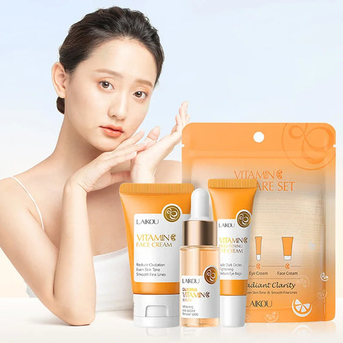 LAIKOU Vitamin C Luxury Skincare Collection — 3-Piece Brightening Set