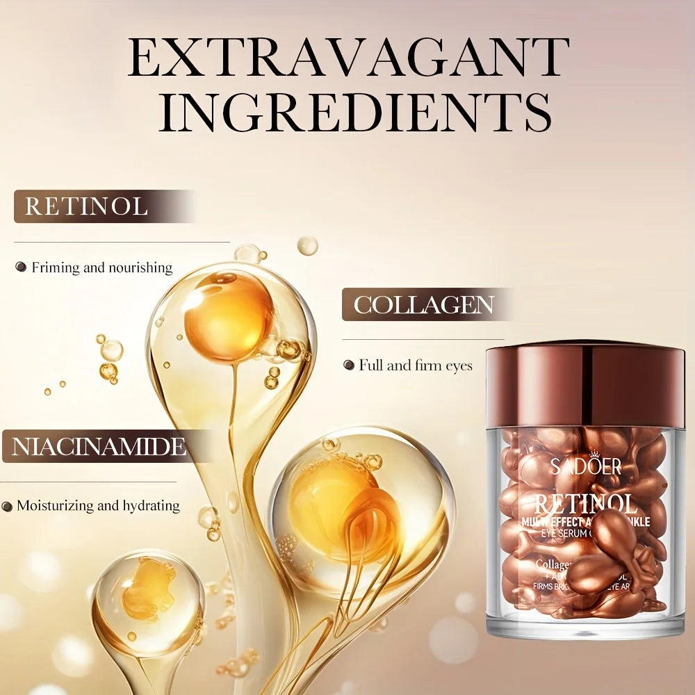 Retinol Firming Capsule Serum & Eye Essence — 45 Daily Capsules