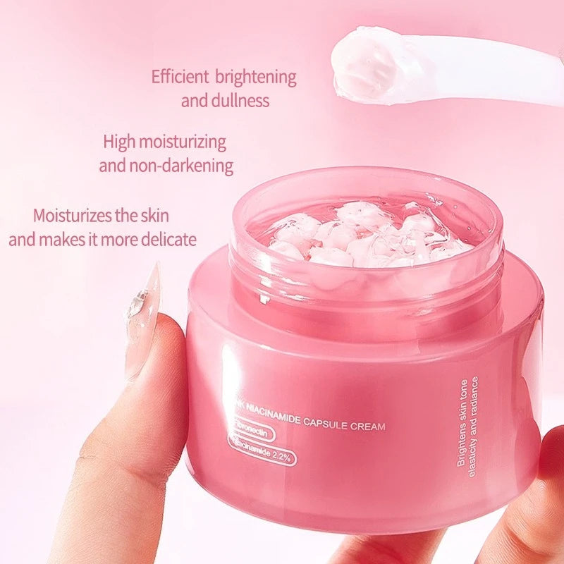 Korean PDRN Collagen Capsule Cream — Niacinamide Brightening Moisturiser