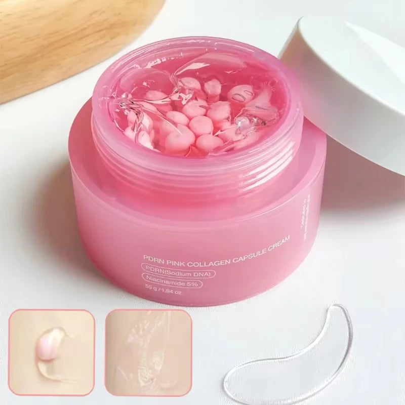 Korean PDRN Collagen Capsule Cream — Niacinamide Brightening Moisturiser