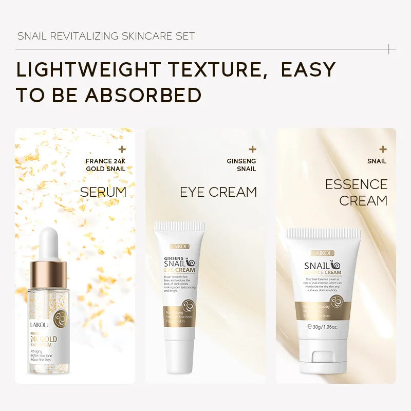 LAIKOU Vitamin C Luxury Skincare Collection — 3-Piece Brightening Set