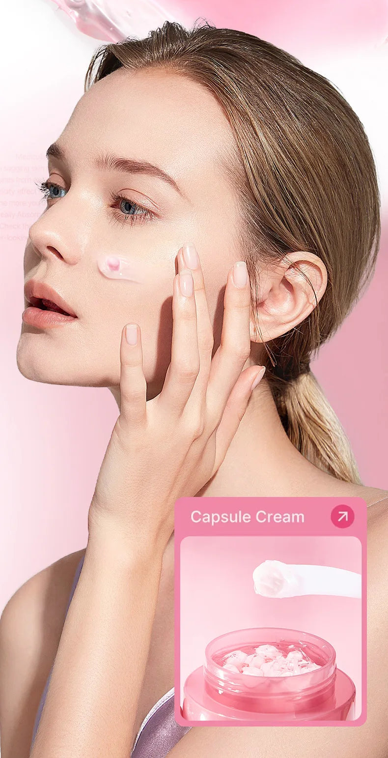 Korean PDRN Collagen Capsule Cream — Niacinamide Brightening Moisturiser