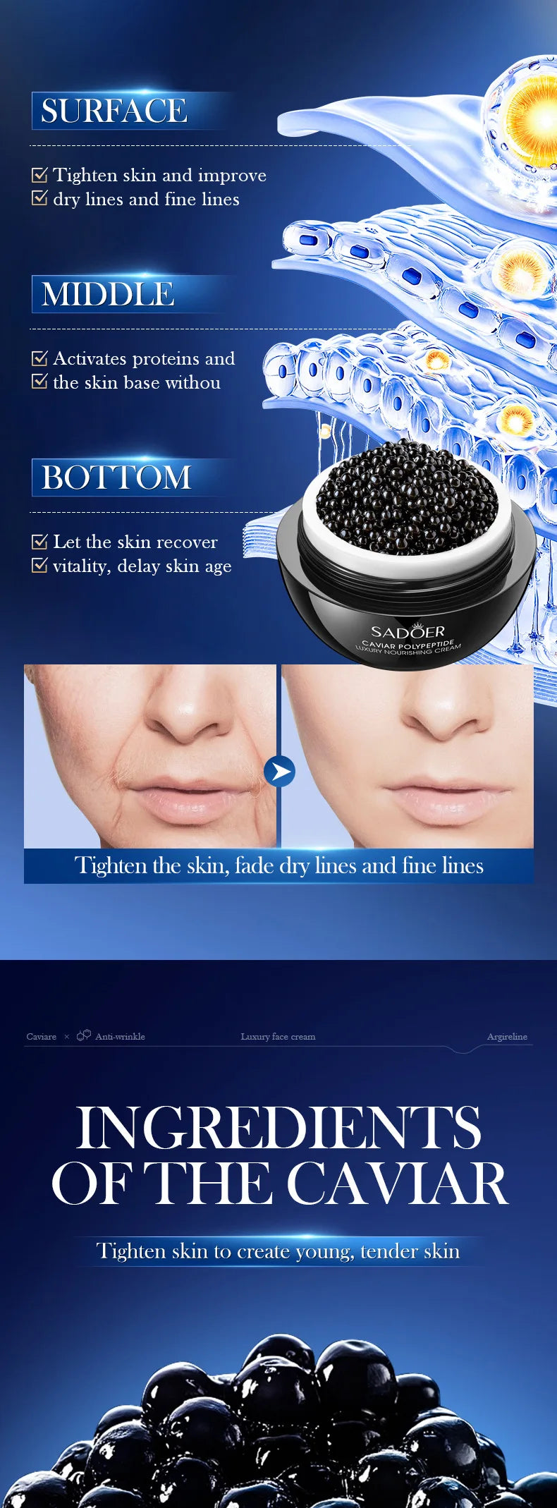 Opulent Retinol Instant Lifting & Brightening Cream — Anti-Ageing