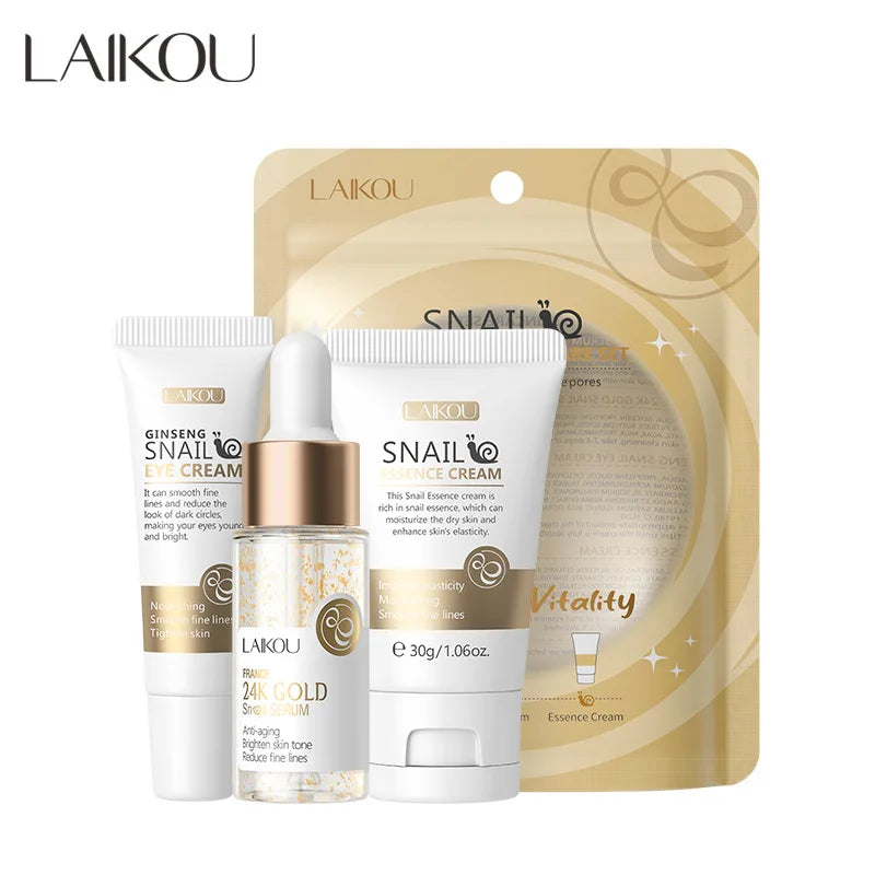LAIKOU Vitamin C Luxury Skincare Collection — 3-Piece Brightening Set