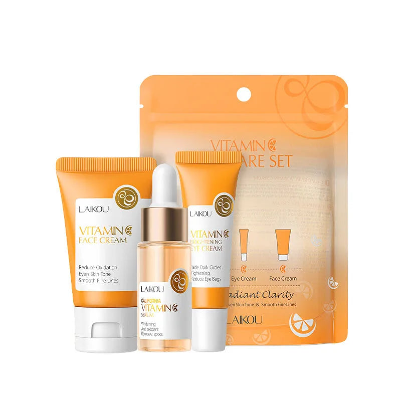 LAIKOU Vitamin C Luxury Skincare Collection — 3-Piece Brightening Set