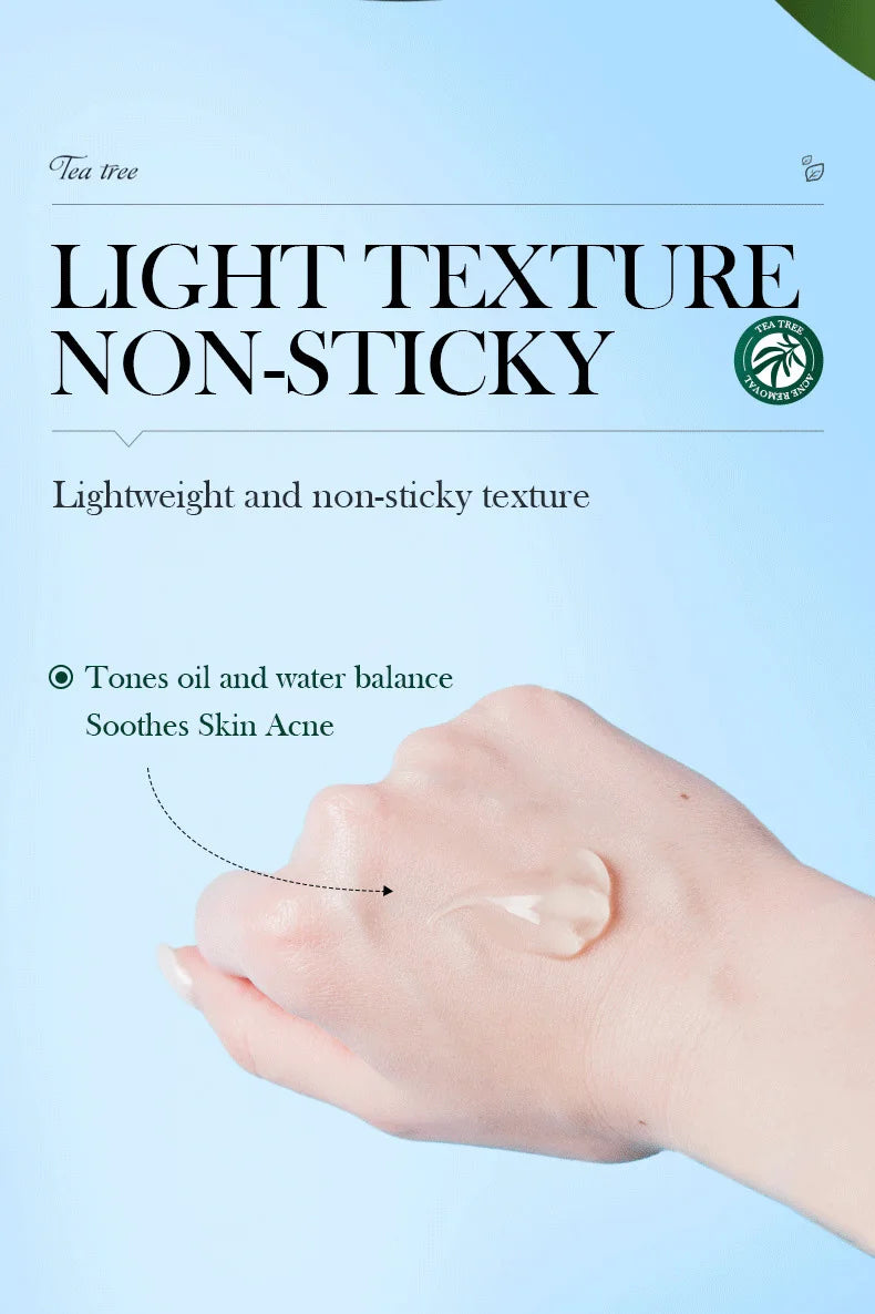 SADOER Tea Tree Purifying Acne Gel Cream — Oil Control & Hydrating