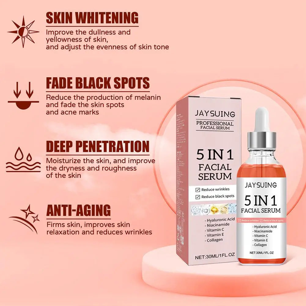 Opulent 5-in-1 Vitamin C & Hyaluronic Brightening Serum