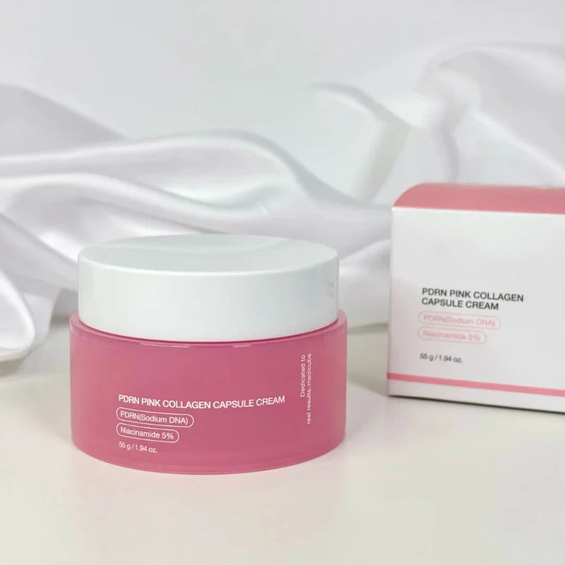 Korean PDRN Collagen Capsule Cream — Niacinamide Brightening Moisturiser