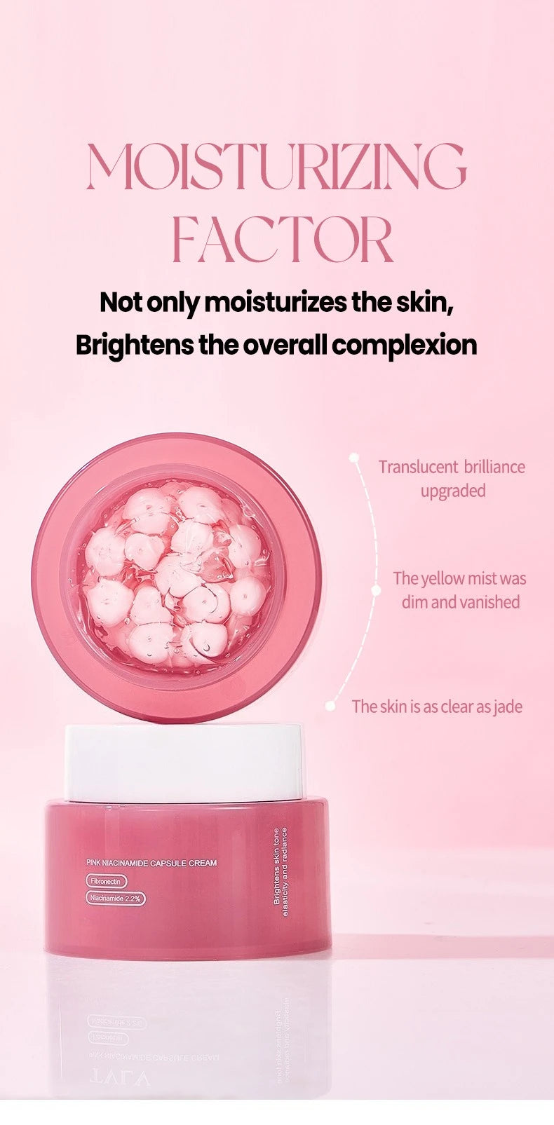 Korean PDRN Collagen Capsule Cream — Niacinamide Brightening Moisturiser