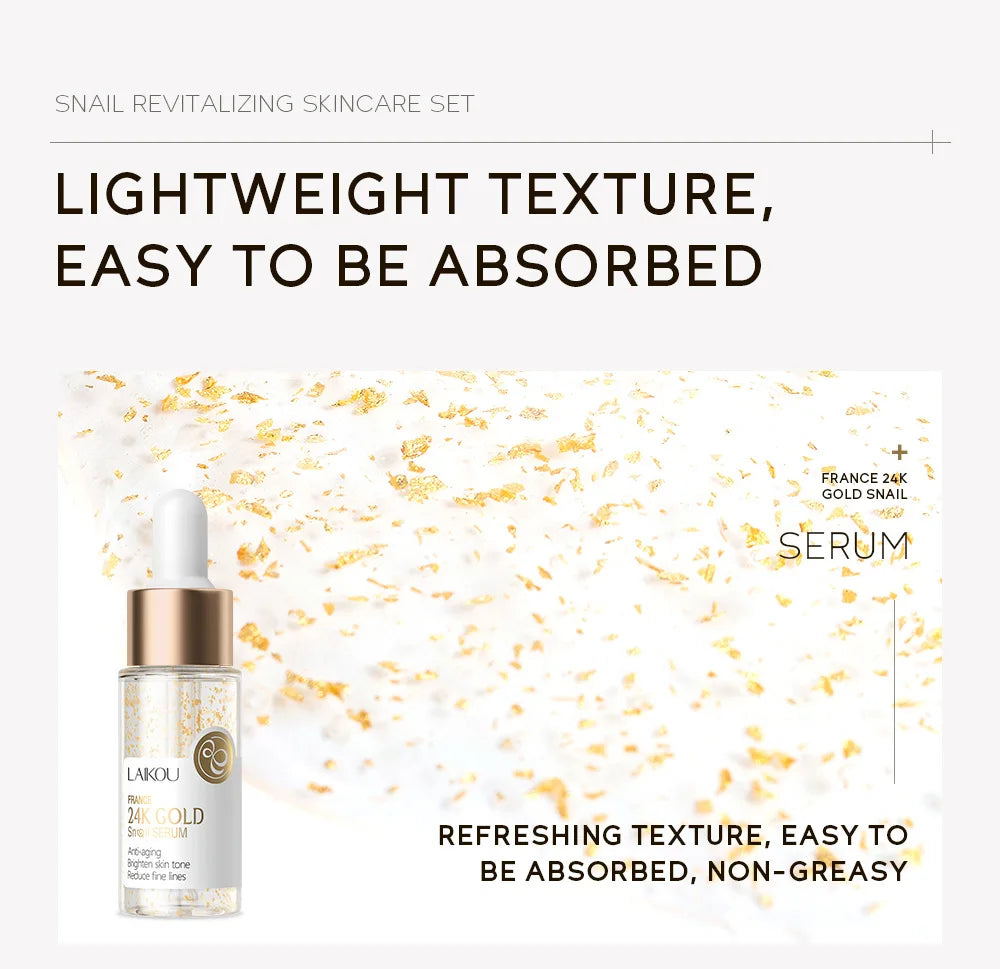 LAIKOU Vitamin C Luxury Skincare Collection — 3-Piece Brightening Set